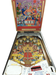 Flipper Gottlieb Gigi avant restauration