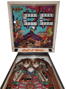 Flipper Gottlieb Jungle Queen révisé à l'atelier